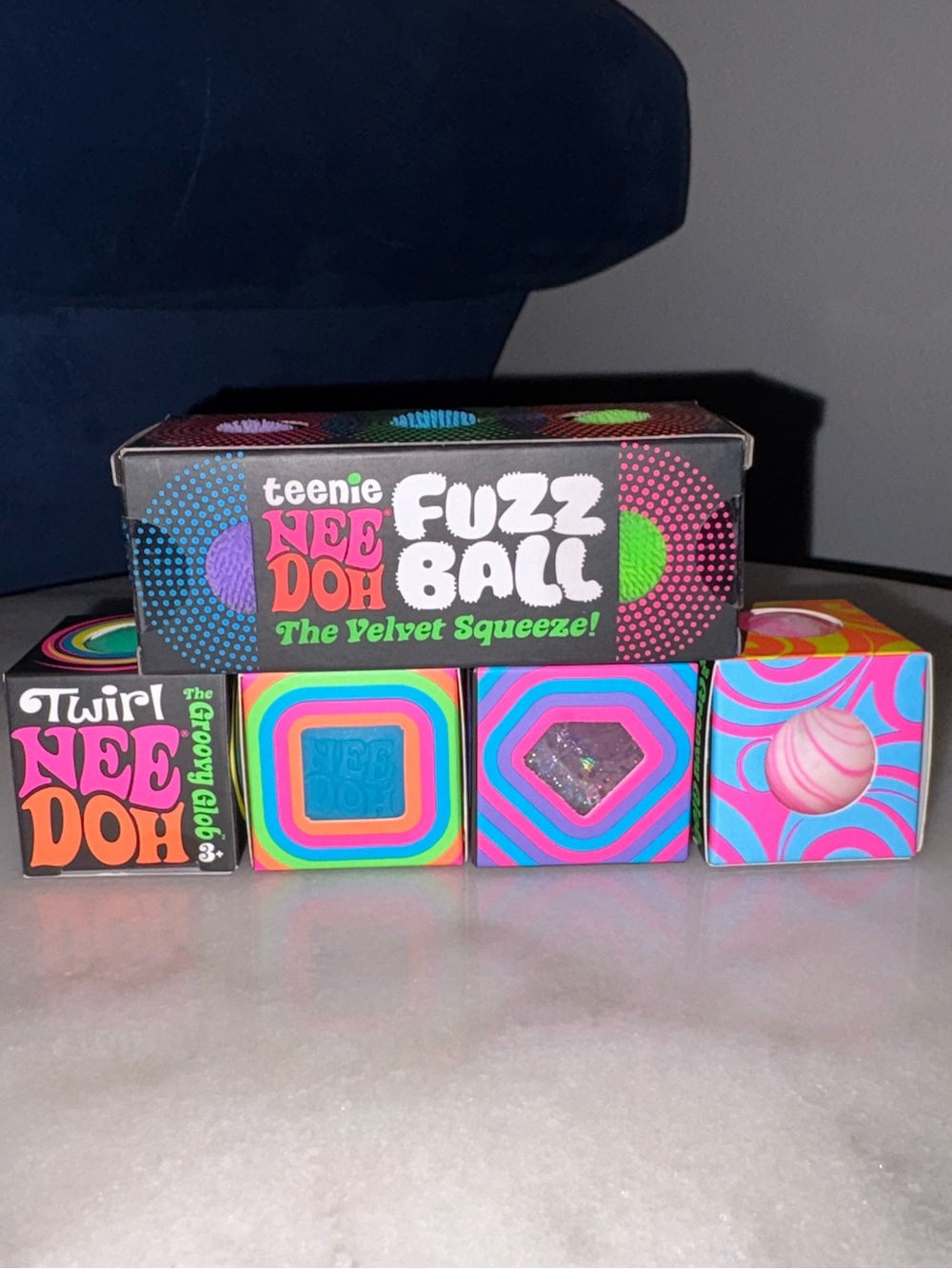 Mini Needohs All Included - Teenie fuzzballs, groovy jewel, cube, swirl, twirl